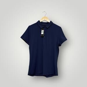 Under Armour Fitted Polo Shirt Navy Markham Stouffville Hospital Logo Women’s
